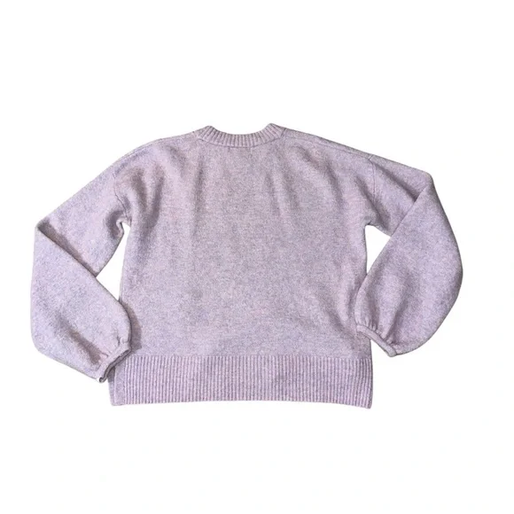 Madewell Women's Light Purple Crew Neck Sweater - Picture 4 of 7